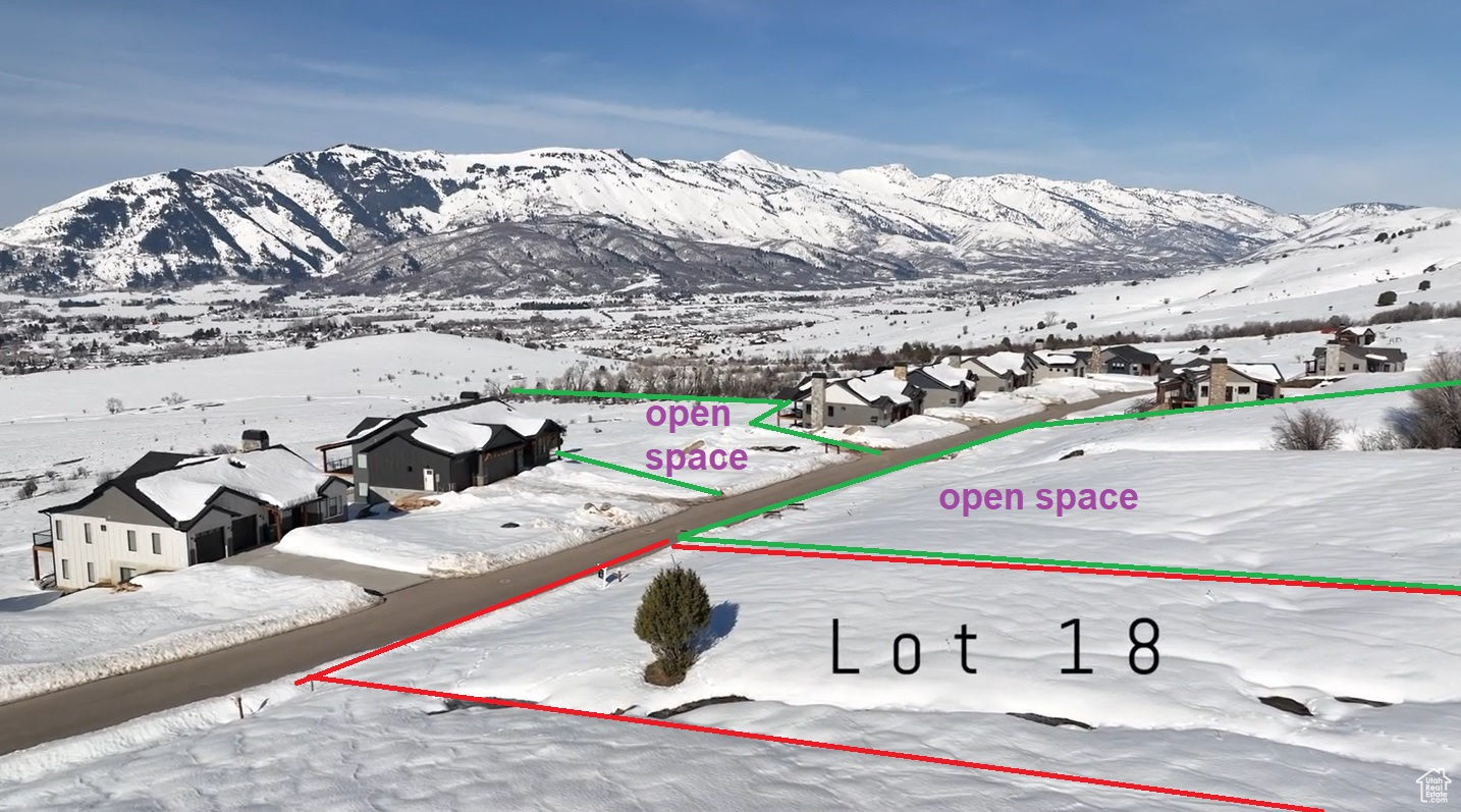 WATER/SEWER CONNECTION AND STANDBY FEES ARE PAID 48K VALUE! There are VERY FEW HOMESITES AVAILABLE IN THE OGDEN VALLEY Zoned for Short-Term Rentals (STR) and this one is a hidden gem. Not only does this uphill lot have views of Snowbasin Resort and Nordic Valley Resort. This homesite is next open space to the North and West that creates privacy and will not be built on allowing forever views. The Bridges development is the latest addition to Wolf Creek Resort's collection of upscale Ogden Valley real estate. Buyers can use builder of preference or use Lewis Homes. For a minimal fee the HOA takes care of all landscaping. Located at the entrance to Wolf Creek canyon and the Powder Mountain corridor, the community will be the most extensive real estate development of its kind in the Wolf Creek Resort area. A home in the Bridges would make an excellent full-time residence or a second home/rental investment property. Several neighborhoods comprise The Bridges, and at its heart is the Homestead Club, is a place for gathering and recreation. This amenity will house a fitness center, a barn, a clubhouse, and an events venue, among many others. Once finished, these homes will make The Bridges one of the most sought-after places to live and stay in the Ogden Valley. ***BUYERS RESPONSIBLE FOR ELECTRIC, GAS, INTERNET FEES TO HOME.