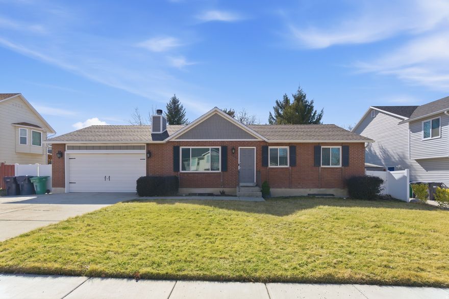 Welcome home to this charming and beautifully maintained rambler located in the heart of East Sandy. This 5-bedroom, 3-bathroom home offers the perfect blend of comfort, functionality, and outdoor living. Step inside to a warm, inviting layout ideal for both everyday living and entertaining. The home is surrounded by mature, beautiful trees that create privacy and a peaceful setting year-round. The backyard is an entertainer's dream featuring a covered patio, outdoor TV and sound system, and ample space for hosting gatherings, BBQs, or relaxing evenings with friends and family. A large storage shed adds extra convenience for tools, toys, or hobbies. You'll love the epoxy-coated garage, offering a clean, polished look with durability to match. Located just minutes from top-rated schools, shopping, dining, and everyday conveniences and only a short drive to world-class mountain recreation and ski resorts, this home delivers the best of Utah living. Don't miss the opportunity to own a home that truly checks every box: location, charm, and lifestyle. Square footage figures are provided as a courtesy estimate only and were obtained from county records. Buyer is advised to obtain an independent measurement.