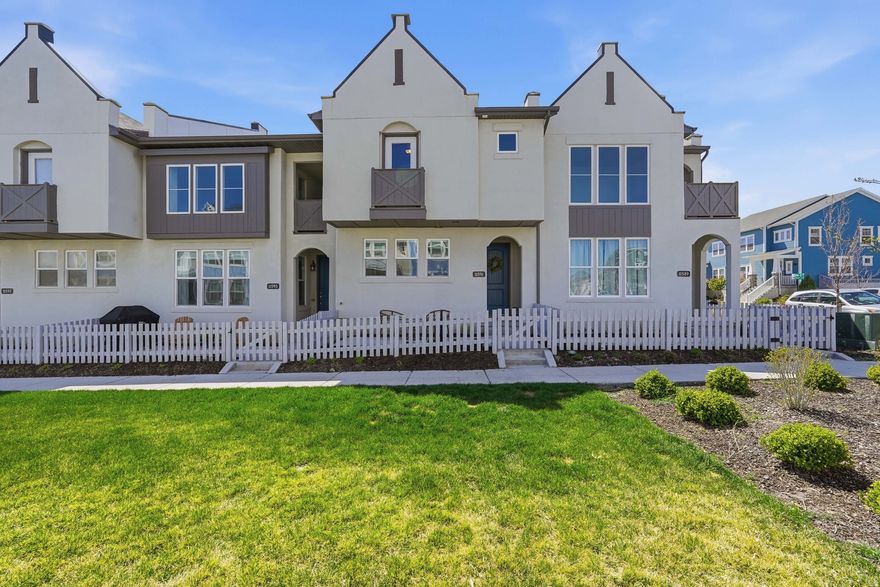 Not all townhomes are created equal, and this one proves it. This spacious home in the heart of Daybreak features vaulted ceilings, an open floor plan, and an abundance of natural light that sets it apart from the moment you walk in. The main level flows naturally from the kitchen through the dining and living areas, and a large front patio extends your living space outdoors. A two-car garage and beautiful finishes throughout round out a home that is completely turnkey and ready to go! Located within walking distance of the new Cove House,  watercourse feature, parks, and a proposed school and shops, with quick access to 118th South, the location is just as strong as the home itself. Daybreak's master-planned amenities, including pools, Oquirrh Lake, trails, and year-round events, make this one of the most livable neighborhoods in the valley. Priced to sell fast! Buyer to verify all MLS information.