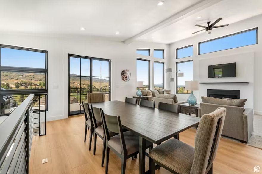 This ultra-modern home overlooks Bear Lake with 5 bedrooms, 4 bathrooms, 2 entertainment rooms, and a private hot tub that has views of the lake and mountains.  It comfortably accommodates up to 20 guests with plenty of room to spread out. This home is currently set up as a successful Airbnb. You can continue to use it that way or keep it as your private cabin or residence. Includes Tesla charger in garage. Seller finance available