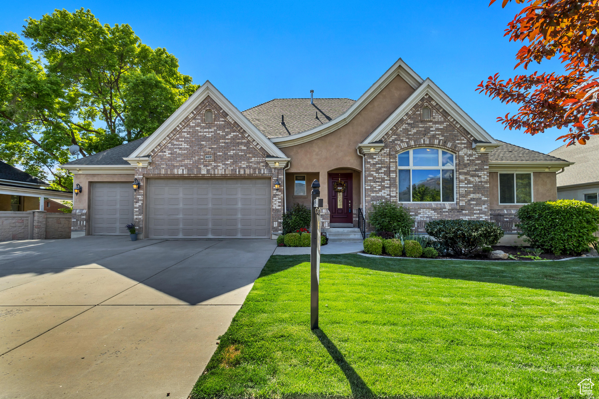Don't miss seeing this newly painted custom built home centrally located in the highly desired Millcreek/Holladay Highland Drive area. Nestled in a small PUD community, this home offers the perfect combination of comfort, privacy, luxury and convenience. Enjoy care free living with all lawn care included, snow removal (up to your door step), water paid for (inside & out), etc. Big Cottonwood Regional Park, which offers baseball fields, disc golf course, playgrounds, trails, pavilions, Mt Olympus Senior Center, and Holladay Lions Recreation Center, is only steps away from your front door. This home offers efficiency and a quiet home environment. Boasting amazing views of Mt Olympus, combined with a well-manicured mature yard, the property resonates with peace and tranquility. Enjoy fresh peaches and cherries from the dwarf fruit trees. Entertain guests in the large main floor vaulted great room accented by the custom hickory wood floor. The office has custom built-in floor to ceiling cherry bookshelves. One of the main floor bedrooms can easily be converted into a second office. The basement includes a huge open family and game room. There is plenty of parking for guests or an RV. The large 3-vehicle garage is extra wide and tall, allowing for ample room for a robust workbench. The home has plenty of storage in the garage or downstairs. Conveniently located near shopping, entertainment, dining, and numerous recreational activities including world-class skiing, the property offers a complete opportunity not to be missed. Welcome home! Buyer to verify all information including square footage.