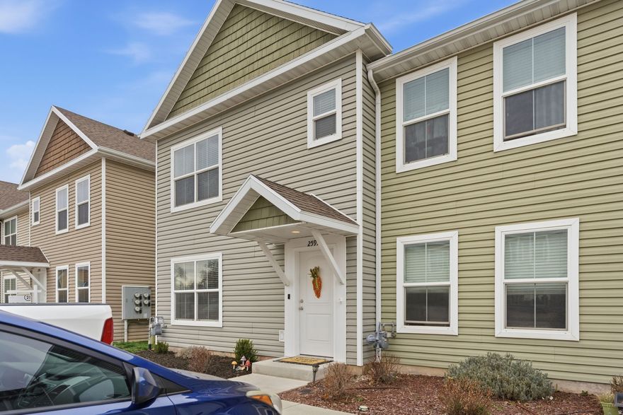 Discover this beautiful end-unit townhome filled with abundant natural light and designed with modern finishes throughout. The kitchen features sleek stainless steel appliances, stylish cabinetry, and contemporary touches that create the perfect blend of comfort and sophistication. As an end unit, you'll enjoy extra windows, enhanced privacy, and bright airy interiors. Ideally located with quick freeway access and just minutes from Hill Air Force Base, this home offers an unbeatable commuter-friendly location close to shopping, dining, and everyday conveniences.