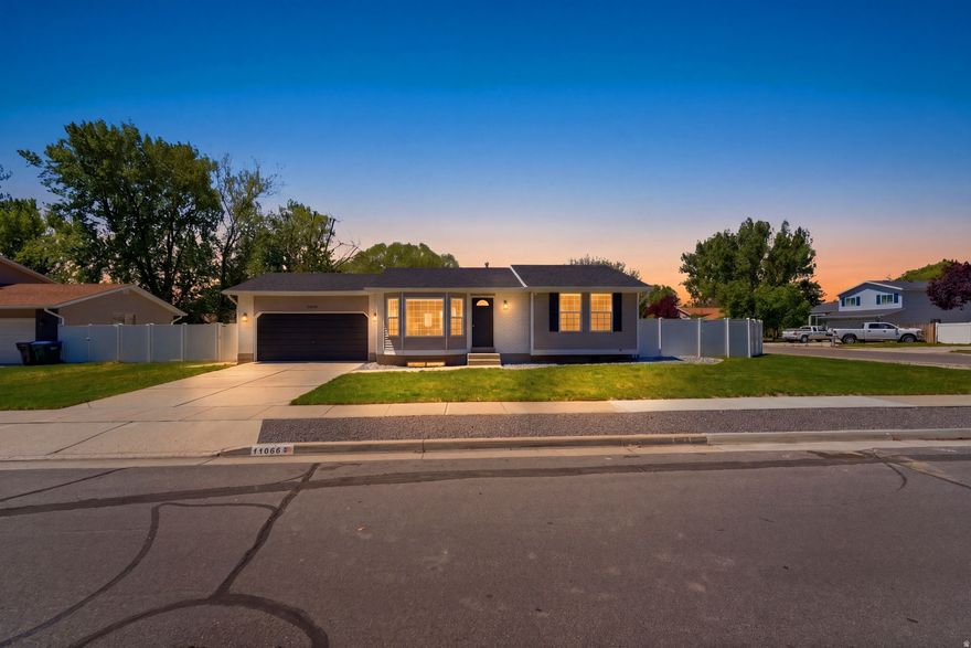 Beautifully updated home in Sandy featuring modern upgrades and an open, light-filled layout. Major updates completed in 2020 include a new roof, remodeled kitchen and bathrooms, recessed can lighting, updated flooring, and fresh paint throughout. A new A/C and furnace were installed in 2023 for added comfort and peace of mind.  This spacious home offers abundant natural light, stunning mountain views from the front, and a large backyard perfect for entertaining, relaxing, or enjoying Utah's beautiful seasons. Conveniently located near shopping, dining, parks, and outdoor recreation, this move-in-ready home combines comfort, style, and functionality in a fantastic location.  Square footage figures are provided as a courtesy estimate only and were obtained from county records.  Buyer is advised to obtain an independent measurement.