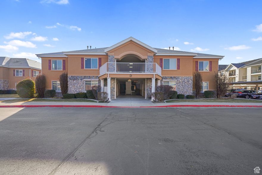 Welcome to this delightful 2-bedroom, 1-bathroom condo located in a highly sought-after 55+ community in the heart of American Fork! Best unit in the building with East Mountain Views out all windows - conveniently located on the end for privacy, stair and elevator conveniences and a parking shed of your own! Designed for easy, low-maintenance living, this home features main-level living with spacious bedrooms and an inviting layout.  Enjoy exclusive access to an array of amenities, including a clubhouse, indoor swimming pool, exercise room, library, and a cozy common gathering area, perfect for socializing with neighbors. A private storage shed adds convenience and extra space for your belongings.  This serene community is ideally located near shopping, dining, and entertainment, offering the perfect balance of relaxation and accessibility. Don't miss the chance to make this charming condo your new home!  Square footage figures are provided as a courtesy estimate only. Buyer is advised to obtain an independent measurement.  Buyer to verify all.