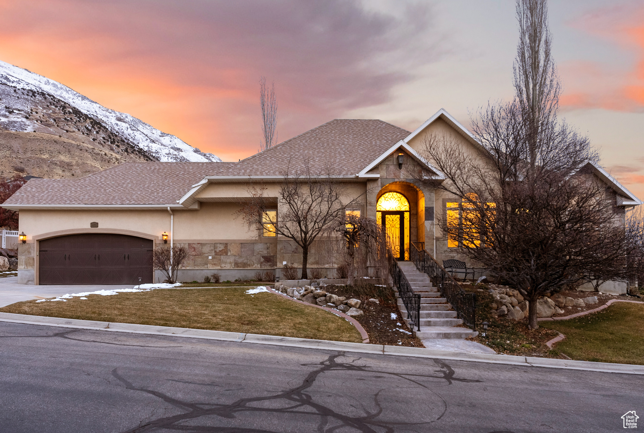 Step into a perfect blend of comfort, style, and custom design with this 5-bed, 6-bath masterpiece in Cedar Hills, Utah. A 5 minute drive to American Fork Canyon, unparalleled craftsmanship, beautiful views, and recent enhancements make this the perfect home * STUNNING GARDEN ROOM & SCREEN ENCLOSED DECK with skylights and large window walls create serene spaces for relaxation and entertaining * Luxurious Master Suite features a spa-like bathroom with marble finishes and RADIANT-HEATED FLOORS * WALK-OUT BASEMENT with SECOND FULL KITCHEN and private full bathrooms in each bedroom-ideal for guests or a mother-in-law apartment; TV & Bose Home Theatre system & sub included with home sale. * Spacious two car attached garage AND a detached garage that doubles as a workshop* SOLAR PANELS installed in 2020. This home blends luxury and functionality in every detail. Explore the photos and schedule a private showing today.