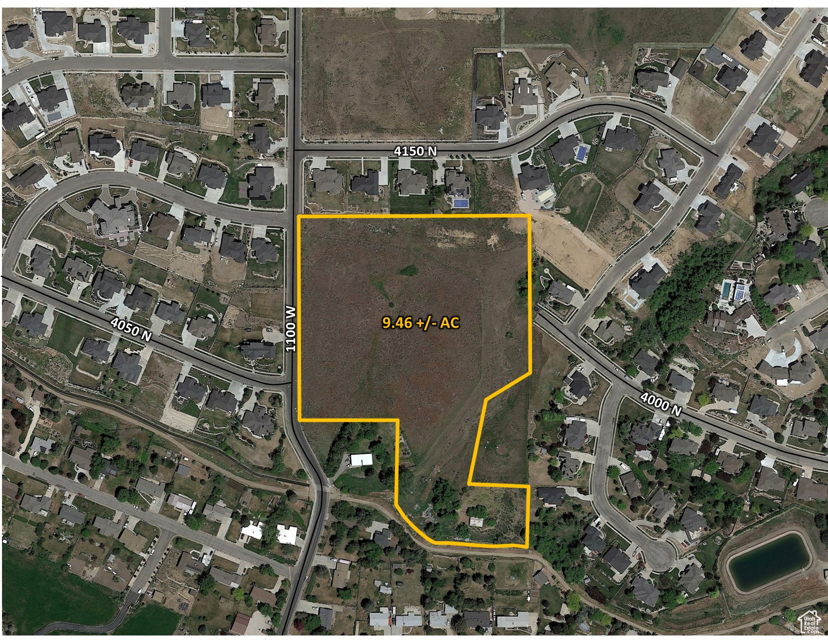 **First Time Offering** 9.46 ac near the top of 1100 W with unbeatable views of the mountains & valley. Multiple possibilities! Development potential with all utilities available, or an estate home with acreage.