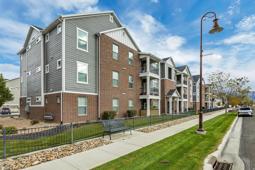 Brand new flooring throughout the entire home!  This unit has vaulted ceilings, quartz countertops, stainless appliances, and includes a 1-car garage.  Washer, Dryer, and Fridge are all included with the purchase making it a quick and easy move in ready option.  The community includes a clubhouse and pool, and is located conveniently just off I-15 as well as the 2100 N commuter roadways.  Call today for a private showing.