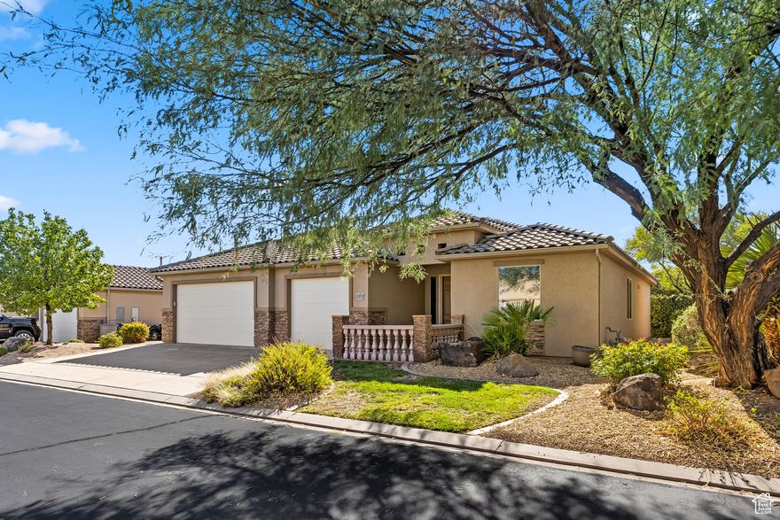 Located on the beautiful Green Springs golf course, this well-priced home offers an unmatched combination of comfort and style. Step into a freshly painted interior, where an open-concept design seamlessly connects the living, dining, and kitchen spaces-perfect for both relaxed living and entertaining guests. The cozy fireplace adds warmth and charm, making this the ideal setting for a tranquil retreat. The kitchen is a culinary enthusiast's dream with rich wood cabinetry, ample counter space, and modern finishes, creating the perfect space for preparing meals and gathering with loved ones. Adjacent to the kitchen, the spacious living areas invite relaxation and offer an easy flow into the rest of the home. The bedrooms provide the ideal sanctuary, designed for comfort and relaxation, while the luxurious bathrooms boast double vanities and a soaking tub, offering a spa-like experience at home. For outdoor enjoyment, the charming covered patio is perfect for entertaining or simply unwinding while taking in the peaceful golf course views. With high-ceilings and an abundance of natural light throughout, the home feels airy and open, adding to its inviting atmosphere. Additional features include a dedicated office space, a large laundry room with plenty of storage, and a three-car garage-ensuring convenience and functionality. Plus, the community offers exclusive access to a clubhouse and pool, so you can enjoy resort-style living without the hassle of maintenance. Located in a highly desirable neighborhood, this property presents a rare opportunity to enjoy a lifestyle of elegance and ease. Don't miss out on making this incredible home your own. Schedule a tour today!