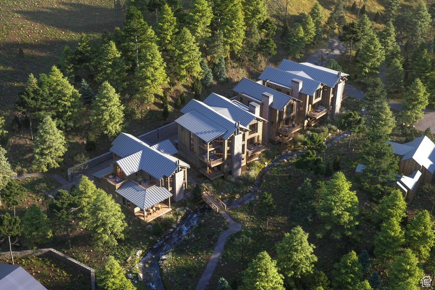 This is unit 3B in the Village Homes at Sundance Mountain Resort.  It is in a great location close to the ski access trail and with views looking down toward the resort base.  Nestled within the base village at Sundance Mountain Resort, the Village Homes feature six unique residences that combine the charm of Sundance with luxury finishes, high-end construction, and an irreplicable location with direct slope slide access. This is the first new residential offering at the resort base in nearly three decades, and this exclusive opportunity will never come around again. Immerse yourself in the magic and convenience of the village by walking to dining, shopping, and all of the activities and amenities at Sundance Mountain Resort. Plus, these homes have private direct access to the mountain, making them rare ski-in/ski-out residences. The Village Homes are situated just west of the Rehearsal Hall along the banks of a year-round creek where the soothing sounds of water add to the natural beauty of the surroundings. Designed by Prospect Studio from Jackson Hole, WY, the Village Homes retain the character of Sundance Mountain Resort while incorporating elegant, mountain-modern finishes.  Features such as rough-sawn wood and stone exteriors, wood floors, and high-end appliances ensure a balance of rustic charm and contemporary luxury. In addition to this new project, Sundance Mountain Resort is undergoing a major transformation that includes new ski lifts, ski terrain, resort amenities, and a new Inn opening in 2026.