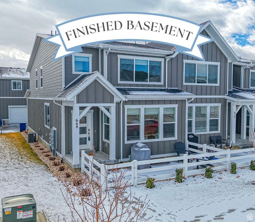 *3D Tour Available* One-of-a-kind townhome featuring a beautiful built-in fireplace with custom shelving. The only townhome in the neighborhood on the market with a finished basement, offering an additional living space, full bathroom, and potential bedroom if needed. Don't miss it!