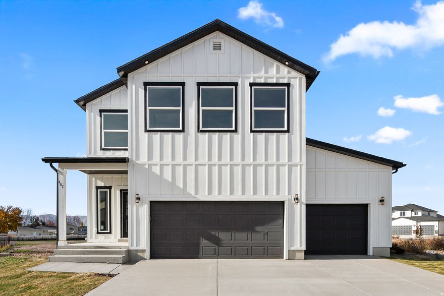 Ready for a builder who truly cares about craftsmanship and high-end finishes? Welcome home. This brand-new, move-in-ready property is packed with upgrades-no extra costs required. Enjoy lush carpet, premium LVP flooring, granite countertops throughout, and stunning custom tile in the bathrooms.  Space is the showstopper: 4 bedrooms upstairs plus a versatile loft, 9-ft ceilings on the main level, and a cozy fireplace. The kitchen features upgraded soft-close cabinetry and a spacious walk-in pantry. You'll also love the tankless water heater and dedicated cold storage.  The walk-out basement is primed for an ADU-perfect for rental income or multigenerational living-and the builder is willing to finish it (ask for details) for $32,500. Seller agrees to provide a 1-year Elevate Homescription for the buyer of this home.