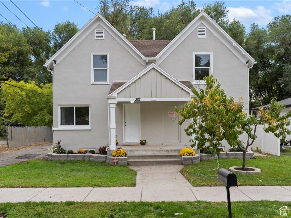 Spacious Primary Home or Investment Property with Rental Income Potential. This extensively renovated 2-story home offers 7 bedrooms, 1 flex room, 4 bathrooms, and 2 kitchens, making it perfect for multi-generational living or rental income generation with its finished basement apartment featuring a separate entrance. Updates include new carpet and fresh paint throughout, exterior paint, new furnace and central air units, updated kitchens and so much more. The expansive master suite with oversized ensuite bathroom and walk-in closet creates a wonderfully separate space from the rest of the home. This move-in ready property offers a fresh canvas for any lifestyle. The extensive renovations create a pristine environment where you can immediately enjoy comfortable living while exploring the endless potential this versatile property provides. The large backyard is a complete blank slate ready for your creative vision, whether you envision additional parking, RV parking, outdoor entertainment areas, or custom landscaping, the possibilities are endless. Conveniently located near Ogden's shopping, dining, restaurants, and recreational amenities. A rare opportunity to own a beautifully renovated, spacious home with incredible flexibility and income potential in Ogden.