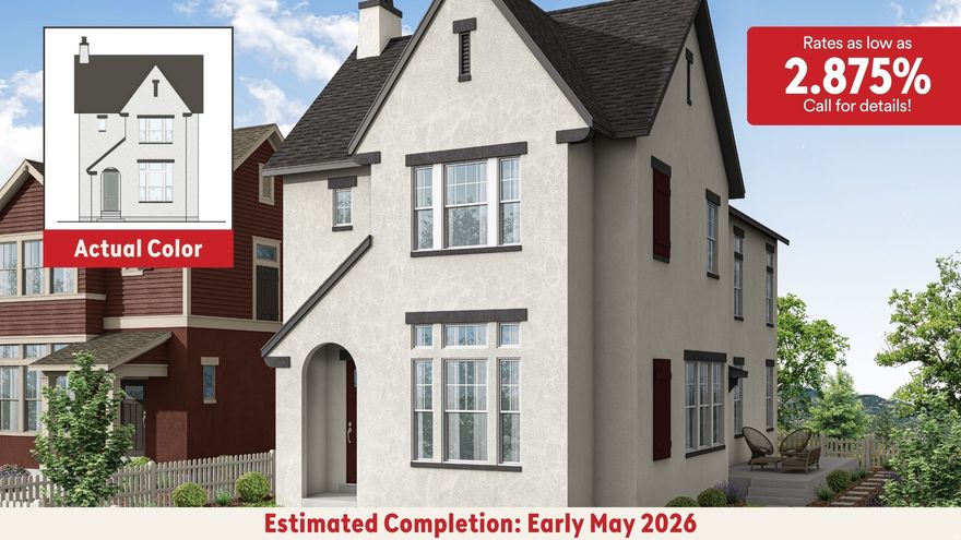 **Early May completion date! Fully Finished Basement!! And Rates as low as 2.875% with our preferred lender!!** This Everly model in Daybreak is nestled in an ideal location just down the street from The Watercourse, and a short distance from the Covehouse and other amenities! The unique lot features an English Romantic elevation with an extra long private driveway for additional private parking, and a fully fenced and landscaped side yard! Inside, enjoy the open floor plan featuring a spacious family room with soaring 11' ceilings, filled with natural light, while 10' ceilings upstairs and a vaulted ceiling in the primary suite further enhances the airy ambiance. The chef-inspired kitchen is designed with soft close cabinets in a beautiful two tone finish complete with a built-in pantry and roll-out garbage cans for added convenience, quartz countertops, and a GE appliance package with a gas range. The primary suite offers a luxurious retreat with its vaulted ceiling and ensuite, including dual sinks, quartz counters, and a large walk in shower with framed glass doors. Secondary bedrooms are well-sized, and the hall bath mirrors the home's refined aesthetic. Additional features include laminate and tile flooring, upgraded carpeting in all bedrooms, upgraded hardware and designer light fixtures, with pendant and recessed lighting for added ambiance. With a 2-year builder warranty and a 10-year structural warranty, you'll enjoy lasting quality and peace of mind for years to come! Don't miss this opportunity-schedule a tour today! ***Photos are from a previously built home of the same floorplan, upgrades and selections may vary. Model Home Sales office located at: 6656 W Key Largo Way