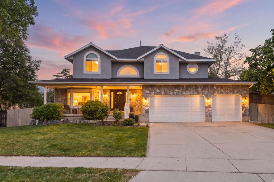 Welcome to 1554 Buttercup Dr. in Sandy, Utah-a beautifully maintained home that blends comfort, efficiency, and stunning surroundings. This property features major recent upgrades, including brand new windows with a transferable lifetime warranty and a high-efficiency, multi-zone HVAC system, offering both peace of mind and year-round energy savings. The home also boasts a newer roof and a thoughtfully finished basement with fully waterproof stone composite flooring, providing durable and stylish additional living space.  The kitchen has been tastefully updated, creating a functional and inviting space for everyday living. Step outside to enjoy a lovely, well-kept yard and a covered back deck-perfect for relaxing or hosting gatherings while taking in beautiful mountain views. A standout feature of the property is the detached shop in the backyard, complete with its own power and a 40/60 amp subpanel, along with insulated wood flooring-ideal for projects, storage, or a dedicated workspace. Located in a desirable Sandy neighborhood, this home offers the perfect combination of updates, flexibility, and scenic charm.