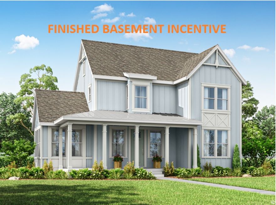 ***FREE FINISHED BASEMENT INCENTIVE*** Located in Daybreak neighborhood! Work with our Design Team to choose your exterior colors and interior finishes to create a your new home that is uniquely yours. Pictures of past home we built. Contact Listing Agent for full incentive details.