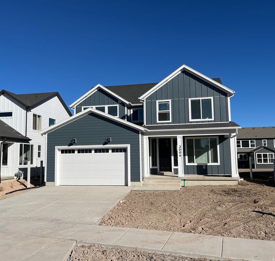 The Keystone is a stunning two-story home with over 3,500 sq. ft. of space, offering both grandeur and comfort. It features a study/office at the entrance, leading into an open-concept kitchen and living room with a wall of windows and a large patio. The main floor also includes a mudroom and spacious pantry. Upstairs, a loft separates the primary suite from the other two bedrooms. The primary suite serves as a peaceful retreat with a luxurious bathroom and walk-in closet, while the other bedrooms share a full bathroom. Natural light fills the home, creating a calm and refined atmosphere. Amenities include: Lighted Basketball and Pickleball Courts, An Artificial turf multi sport field including soccer lacrosse and football and a full time Activities Director.