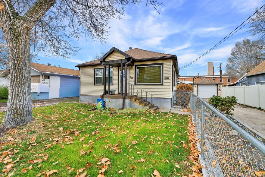 Affordable Ogden Home Under $300K!  Welcome to this cozy single-family home in a quiet Ogden neighborhood. This two bed, one bath home has a warm and simple layout that feels easy to live in. The large kitchen gives you plenty of space for cooking and family time. The original hardwood floors add classic charm, while the bedrooms have brand new carpet for a fresh, clean feel. The unfinished basement gives you extra room for storage, projects, or future ideas.  This home is priced under $300,000, making it a great chance to own a home without stretching your budget. There is a detached single car garage and two storage sheds. Close to parks, schools, and downtown Ogden, it's a solid option for first-time buyers or anyone looking for a simple place to call home. Come take a look, homes in this price range don't last long. Square footage figures are provided as a courtesy estimate only and were obtained from Weber County Assessor.