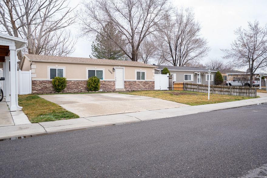 Welcome to a beautifully maintained 3-bedroom, 2-bath home. From the moment you step inside, you're greeted by a bright, cohesive interior with modern color palettes, updated finishes, and an easy, open flow that makes the home feel both inviting and functional. The living spaces are comfortable yet airy, offering the perfect setting for cozy nights in or gathering with friends. The kitchen is designed for everyday ease, with generous cabinetry and workspace that connects seamlessly to the dining area, creating a natural hub for the home. Outside, enjoy your own yard space perfect for relaxing or gathering with friends. Conveniently located near shopping, dining, parks, and everyday amenities, you're just minutes from Valley Fair Mall and entertainment at the Maverik Center, with easy access to major roads for a smooth commute throughout the Salt Lake Valley. This home offers comfort, convenience, and exceptional value in a prime location.