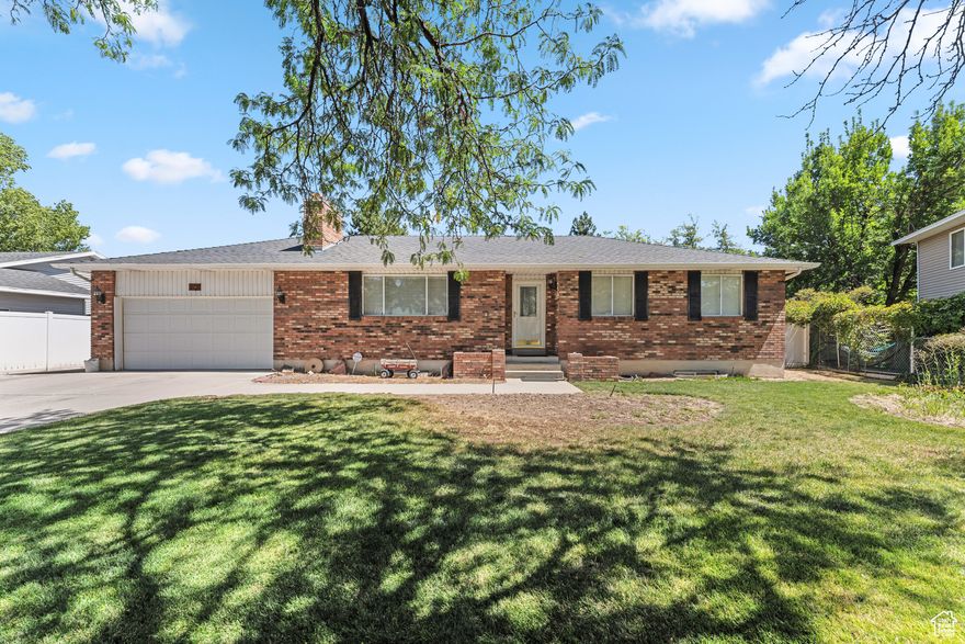 Spacious rambler in one of West Jordan's most desirable and convenient neighborhoods. Open layout that's perfect for everyday living as well as entertaining. Outside, the large .26 acre lot provides RV parking and plenty of room to play, garden, or expand. Large two car garage and a brand-new oversized shed add tons of storage and flexibility for hobbies, tools, or outdoor gear. Brand new A/C. This home is move-in ready and waiting for its new owners to add the finishing touches and make it their own.