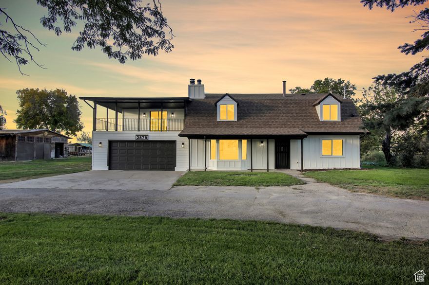 Remodeled home on just over an acre with modern updates throughout. Features include new electrical service (exterior meter base, panel, switches/outlets), brand new central air system (2025), and main-floor primary bedroom with laundry. Septic system replaced within the past year with a fully redone leech field. Enjoy outdoor living with a custom fire-pit area, RV electrical hookup, covered patio with sunset views, and a private upstairs covered deck. Plenty of space for gardening, animals, or future projects-all within a short drive to local amenities.