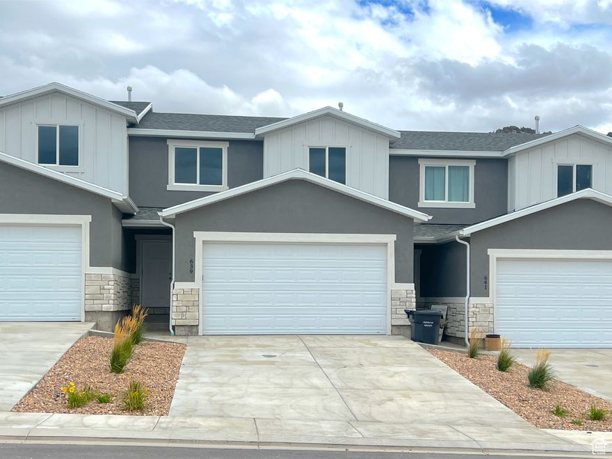 FINISHED and move in READY! Cedar Ridge townhome community is the perfect place to call home! Community park, playground, pavilion, community oversized parking, sporting court will be finished soon! This townhomes is located close to the community park area and is unique to the community as they have nothing going in behind them with a large common yard area. Great floorplan finished with 3 bedrooms and 2.5 bathrooms plus additional room to grow in the unfinished basement where you could add another bedroom, family room, and bathroom. Each home is constructed with quality in mind and includes 2x6 exterior walls, double pane windows, solid surface countertops, LVP flooring, knotty alder cabinets, a fully finished 2-car garage, and the list goes on. Don't forget the low maintenance style of living with front and side yard maintenance. Buyer to verify all information.