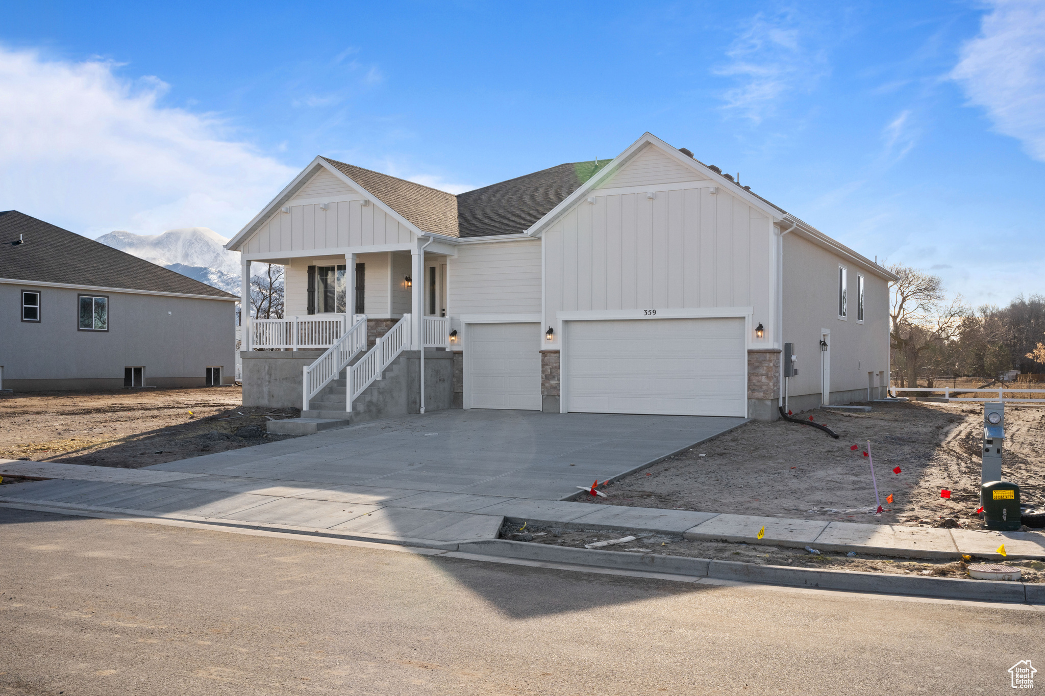 CONTRACT ON THIS HOME TODAY AND QUALIFY FOR A RATE AS LOW AS 4.5% WITH NO COST TO THE BUYER. Restrictions apply; contact us for more information or to schedule a tour.  As you step inside, you will be greeted by an open-concept living area with high ceilings. Designed for entertaining, the ranch-style Dearborn plan features a formal dining room, an expansive great room, and a well-appointed kitchen that includes a walk-in pantry, center island, breakfast nook, and gourmet features. There is also an unfinished basement that can be transformed into a rec room, additional bedroom, and bathroom. Other highlights of this home include a 3-car garage, central laundry, and a luxurious primary suite with an oversized walk-in closet and a private bath.