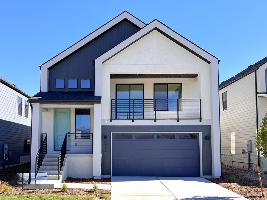 *AVAILABLE NOW* This Scout floor plan is located in our highly desirable Deep Creek at Jordanelle Ridge community.This home features 3 beds, 2.5 baths, 3-car tandem garage with professionally curated finishes including modern flat panel cabinets, quartz countertops, laminate flooring throughout, and a grand bath with a large walk in shower. Please call or email Gabi for more information on how to submit an offer. Use our preferred lender, and receive up to 3% toward closing costs and/or rate buy down! Actual home may differ in color, material, and/or options. Some pictures are of a finished home of the same floor plan and the available home may contain different options, upgrades, and exterior color and/or elevation style. Buyer to verify square footage. No representation or warranties are made regarding school districts and assignments; please conduct your own investigation regarding current/future school boundaries. Sales Center Hours: Open Monday-Saturday from 10:00AM - 6:00PM.