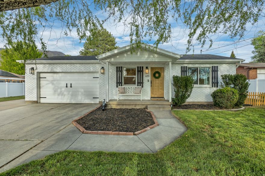 This 4-bedroom, 2-bath all-brick home blends classic charm with modern updates. Fully remodeled down to the studs in 2019, including walls, flooring, electrical, kitchen, bathrooms, and two laundry rooms-all finished with quality materials and an instant hot water heater. The kitchen features a built-in dinette with bench storage. The spacious primary suite occupies the entire second floor. Two laundry rooms-one upstairs and one downstairs-offer added convenience. The seller is including both washer and dryer sets, as well as the kitchen refrigerator, making this home truly move-in ready. The garage includes built-in shelving and is deep enough to accommodate most large vehicles. Outdoor features include a cement patio with pergola and caf lighting, plus a partially fenced yard.  Conveniently located near shopping, dining, and commuter routes.  Square footage figures are provided as a courtesy estimate only and were obtained from MLS.  Buyer is advised to obtain an independent measurement. Agent is related to seller.
