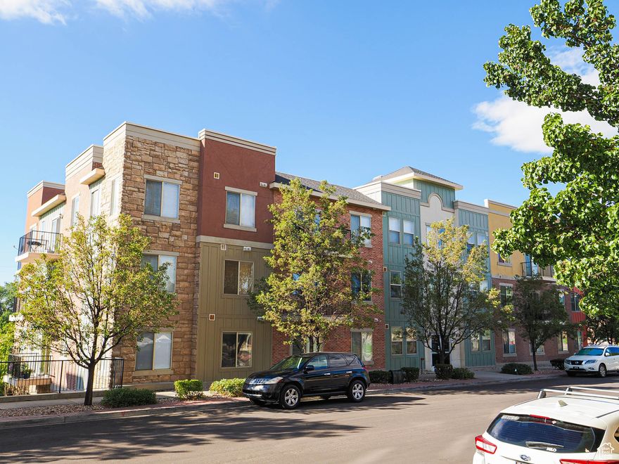 Showings start at the open house on Saturday, the 4th, from 10:00 am to 1:00 pm.   This beautifully maintained condo has a like-new feel throughout and is move-in ready. The spacious great room opens to a large kitchen with granite countertops, a pantry, abundant cabinet space, and a generous dining bar-perfect for entertaining. Canned lighting, neutral paint, and fresh carpet create a bright, clean atmosphere. Brand new carpet and Paint throughout, as well as a new water heater. The primary bedroom offers access to a private, covered balcony with tree-top views and an abundance of natural light. The bathroom includes a full tub/shower with a tile surround and an oversized vanity. A conveniently located laundry room with a washer and dryer included adds everyday convenience. Big windows and a smart, open layout with great flow. The building's exterior features a modern mix of finishes and is surrounded by mature landscaping, walkable paths, and covered parking. Close to everything-shopping, freeway access, and transit-while enjoying a quiet, well-kept community. Property has been pre-inspected and all repairs have been made.  If the square footage or acreage of the property or improvements is of material concern to the buyer, the buyer is responsible for verifying the square footage/acreage measurements, as well as the improvements, to the buyer's satisfaction.