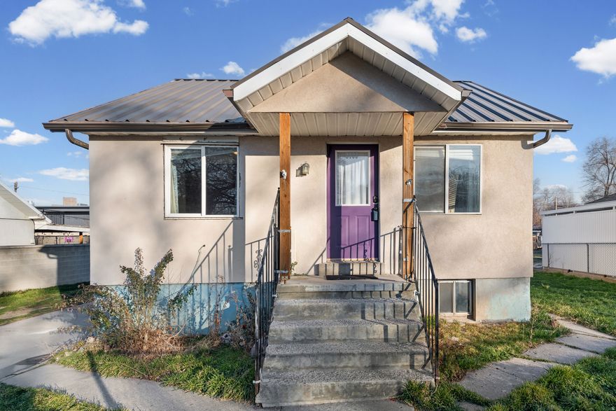 GREAT INVESTMENT OPPORTUNITY - A very unique footprint for the area, with two FULL bathrooms, one on each level.  Featuring a metal roof with no history of leak, an Air Conditioner that is only 3 years old, and a fully fenced in yard with depth and privacy.  Please note that the furnace does not operate, and there are unfinished areas in the home, including closet spaces in two areas upstairs.