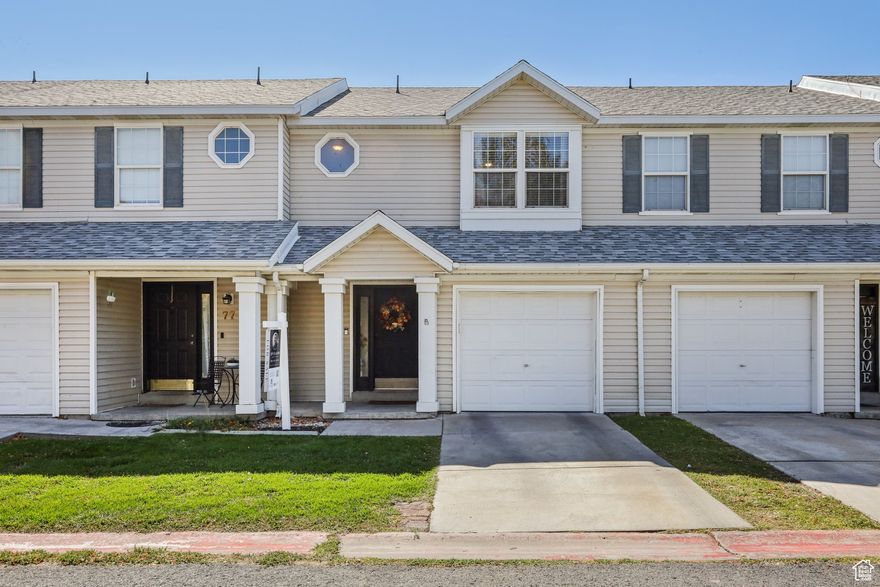 Welcome home to this well-maintained 3-bedroom, 1.5-bath townhome offering comfortable living with low-maintenance perks! Built in 2000, this home features a bright and functional layout perfect for first-time buyers, small families, or anyone looking to simplify.  The main floor includes a spacious living area, a convenient half bath, and a dining area off the kitchen. Upstairs, you'll find three well-sized bedrooms and a full bathroom. The attached 1-car garage provides extra storage and protection from the elements.  Located in a friendly community, this townhome is part of an HOA that takes care of water, sewer, trash, and lawn maintenance-giving you more time to enjoy your home and less time on upkeep!