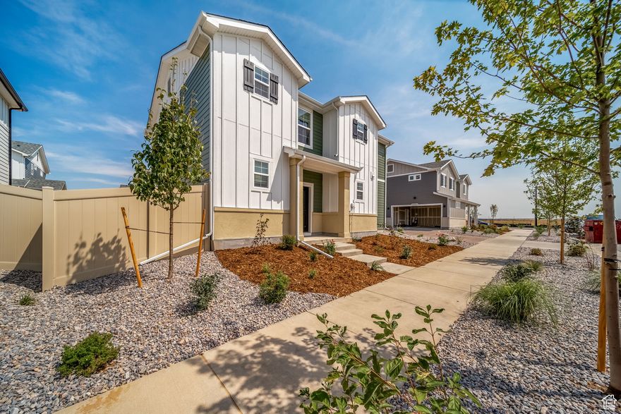 New "Porchlight" Collection at Wander. The Dalton features open great room, kitchen with large eat around island and second floor with spacious bedrooms including primary bedroom with 15'x15' suite, spa shower and spacious walk-in closet. Large windows and wrap around staircase allow for lots of natural light. The Dalton - Homesite 133