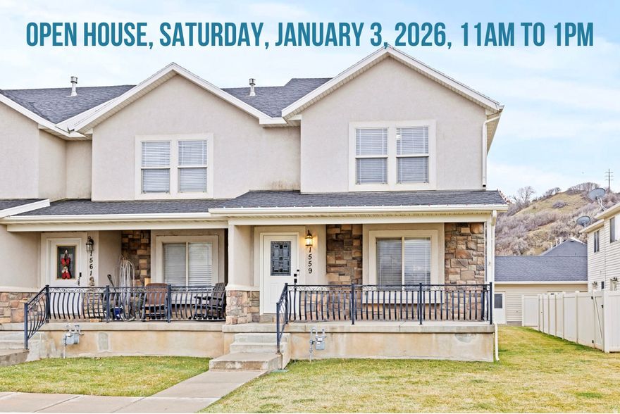 Great value townhome (lowest priced and largest) just minutes from South Weber Elementary and Memorial Park. Lightfilled layout with a spacious main floor kitchen and dining area flows effortlessly for everyday living. Unfinished basement offers room to grow. One car garage and an HOA that allows shortterm rentals with a conditional use permit make this a smart choice for buyers and investors alike. Quick access to I84 & Hwy 89 puts shopping, recreation, and commute routes within easy reach.