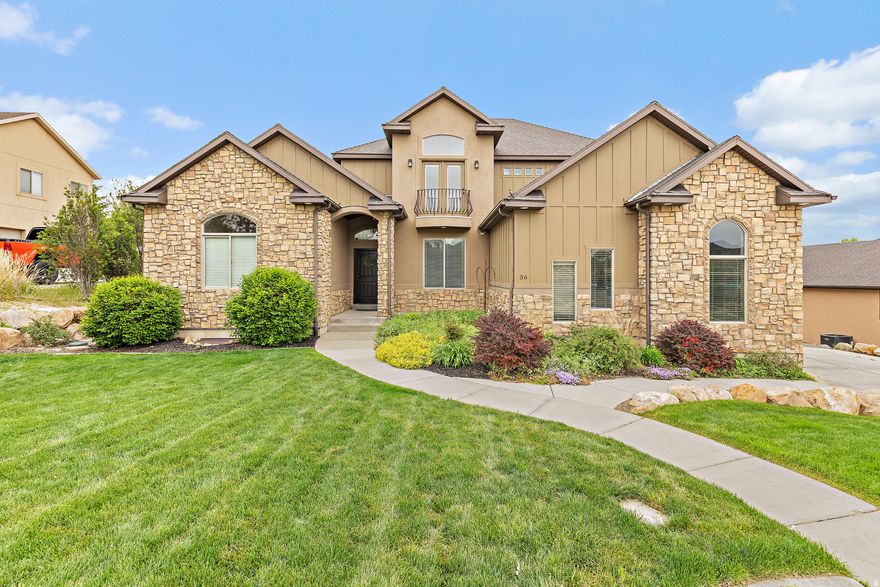 ** OPEN HOUSE SATURDAY MAY 9th 12-3 PM **Beautifully Updated 4-Bedroom Home in Prime Lehi Location with Walkout Basement, RV Parking & Private Backyard Oasis. Welcome to this stunning 4-bedroom, 3-bathroom home in one of Lehi's most sought-after neighborhoods. Featuring soaring ceilings, abundant natural light, and high-end finishes throughout, this move-in ready home offers the perfect combination of luxury, comfort, and functionality. The open-concept floor plan creates a bright and airy feel, ideal for both everyday living and entertaining. The unfinished daylight walkout basement is a rare find, featuring impressive 12-foot ceilings and endless potential for additional bedrooms, a home theater, gym,, guest suite, or ADU and  multi-generational living space. Step outside to your own private backyard retreat. The beautifully terraced yard is designed for relaxation, entertaining, and gardening, complete with a fire pit gathering area, vegetable garden space, mature peach tree, raspberries, and strawberries. Surrounded by mature landscaping, the backyard offers exceptional privacy and a peaceful setting that's hard to find. Additional features include RV parking, ample storage, and convenient access to I-15, Silicon Slopes, parks, trails, shopping, dining, and top-rated local amenities. This exceptional Lehi home offers modern upgrades, incredible future potential, and a private outdoor lifestyle rarely available in this area. **CHECK OUT VIRTUAL TOUR**