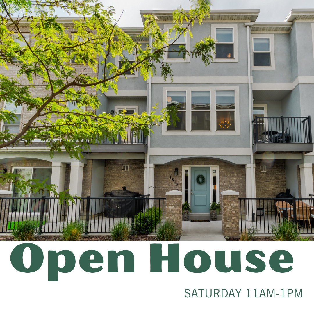 Open House Advertisement. Announcing a scheduled viewing event for the property