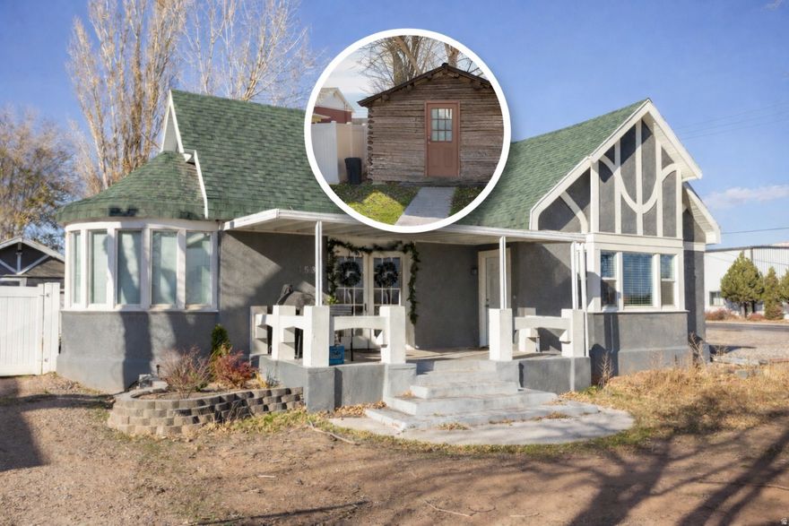 A home and an Airbnb in one!!!  Welcome to this super-cute, character-filled home, showcasing beautiful curved architectural lines, charming roof pitches, and an inviting cottage-style appeal. Thoughtfully maintained, this property blends warmth, personality, and comfort in every corner. Adding incredible value, the property includes its own income-producing Airbnb cabin, tucked away for privacy and guest enjoyment. This adorable little cabin consistently generates approximately $1,200$1,500 per month, offering a turnkey opportunity for supplemental income, guest lodging, or a creative studio retreat. With unique charm, functional living spaces, and built-in income potential, this property is perfect for anyone looking to invest smartly while enjoying a cozy place to call home.