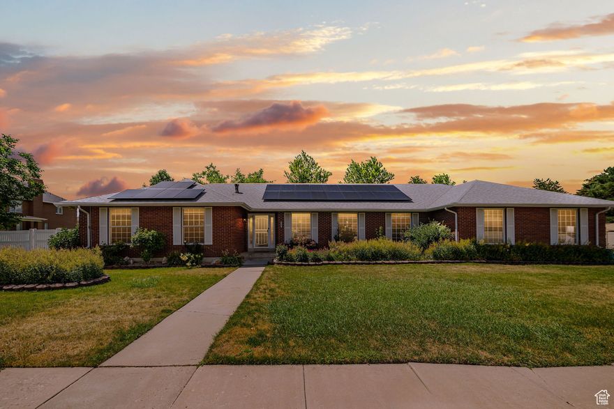 Located in the coveted Uintah Highlands neighborhood- where the homes have larger lots and are still close to all amenities and the mountains.  Nearly half an acre with panoramic mountain views, mature fruit and nut trees, and a large garden create a fantastic space for anyone who loves the outdoors. Fully-owned solar panels mean energy savings year-round. A steel beamed shed provides storage for all of your tools and toys. The primary suite has a fireplace, and thoughtfully remodeled, spa inspired primary bath with dual shower heads.  French doors in the primary lead directly the hot tub (included). A second full bathroom on the main floor is remodeled too. New carpet; New water heater and an HVAC system equipped with UV treatment and a whole home humidifier. Nestled on the boundary of Uintah and South Ogden, you're just minutes from downtown Ogden's shops and dining, Hill Air Force Base, and world class skiing, hiking, and biking in the Wasatch Mountains.