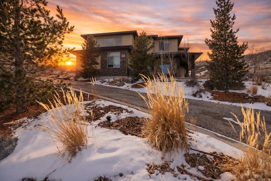 This beautifully maintained home offers breathtaking Traverse  Mountain Range views and exceptional curbside appeal in a quiet, scenic Cul-de-Sac. Enjoy added privacy with no backyard neighbors, as the home backs directly to a natural hillside, creating a peaceful and secluded outdoor setting and lifestyle. Mountain bike trails access points are just steps away from the front door.   Step inside to discover a bright and inviting interior featuring brand-new luxury vinyl flooring with a 50-year warranty and newly painted walls throughout, creating a fresh and cozy feel.   The kitchen is designed for both functionality and style, featuring brand-new double ovens and a new refrigerator, maple wood cabinetry, and generous counter space- perfect for cooking, entertain and everyday living.   The home also offers thoughtful upgrades including a spacious garage with epoxy flooring and steel cabinets, providing excellent organization and workspace.  This home combines comfort, upgrades, and stunning natural scenery --- an opportunity you won't want to miss.