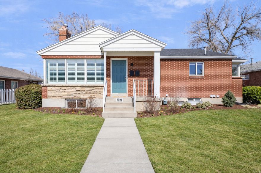 No Showing until the Open House Saturday 5/9/26 12-2****** Bright, clean, and functional Stratford Avenue home in highly sought-after Highland Park, near Sugar House & Millcreek. Enjoy mountain views, mature trees, and quick access to Parleys Trail, Sugar House Park, and local dining. Versatile 5 bed, 3 bath layout features numerous updates including fresh paint and new flooring throughout. Upstairs offers spacious bedrooms and a light-filled living area with large windows, shutters, fireplace, dining space, ample storage, and updated lighting. The lower level features a 2 bed, 1 bath unit with full kitchen, living space, and a separate laundry - ideal for rental income, multigenerational living, or guests. Property works well as a single-family home, owner-occupied with ADU, or full two-unit investment rental. (The home is zoned as a legal duplex by Salt Lake City.)   Expansive backyard with new covered patio-perfect for relaxing or entertaining. Includes a double garage with storage. Come see this home for yourself! It has retained its original character, but with a modern twist. Square footage figures are provided as a courtesy estimate only and were obtained from county records .  Buyer is advised to obtain an independent measurement.