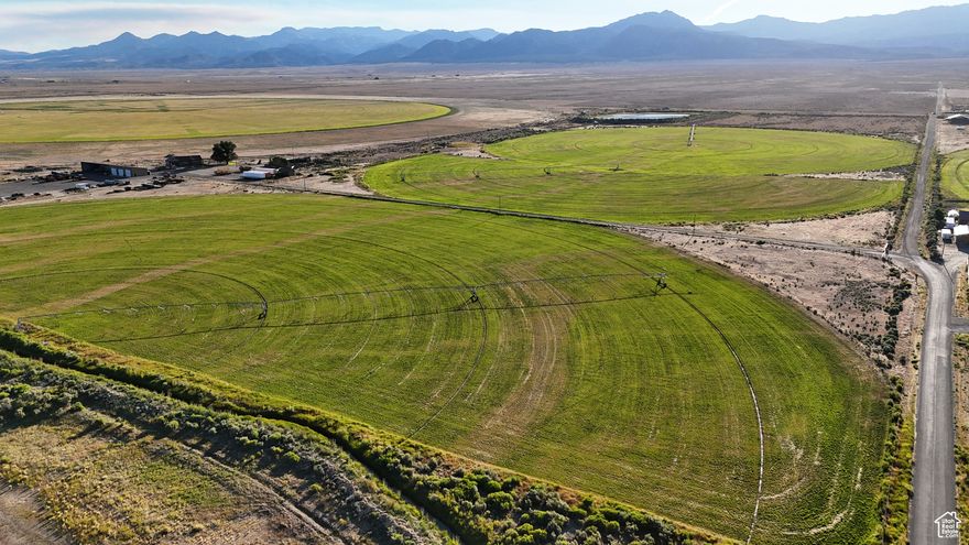 Located in scenic Garfield County, Utah, this 444-acre agricultural property offers a substantial opportunity for quality hay production. Approximately 325 acres of the property are in high-elevation, pivot-irrigated hay ground, optimized for yield and quality with a rotational planting system of Alfalfa, Triticale, and Timothy. This rotation has consistently supported 5 to 6 tons per acre in average annual production, supported by reliable water rights and infrastructure. The farm's forage has been tested by Dairy One Forage Lab, confirming high rankings across categories such as Dry Matter, Crude Protein, ADF, NDF, TDN, and overall feed value. Due to this consistent quality, the hay produced here has primarily served high-performance horse operations, including championship-level rodeo horses.  Production quality is further enhanced by the use of advanced equipment and soil management practices. Staheli West steamers are used to ensure optimal hay curing, and covered hay barns protect the product year-round. The soil is maintained through biological methods, reducing the need for chemical fertilizers and eliminating the use of pesticides. Included on the property is a custom-built 3,400-square-foot home featuring five bedrooms and three and a half bathrooms. The home has been well maintained, with modern upgrades throughout, and provides a functional residence on-site for owners or farm managers.  Supporting infrastructure includes a three-sided, 10,000-square-foot hay barn, a heated 2,700-square-foot shop, and 3,600 square feet of additional covered parking. An updated irrigation system includes holding ponds and a custom pivot system with a variable frequency drive (VFD), allowing efficient water delivery and adaptability to changing conditions.  The property has excellent road access, including paved routes up to the entry and maintained gravel roads within the parcel for equipment and vehicle movement. It is situated approximately halfway between Salt Lake City and Las Vegas, providing access to regional markets, suppliers, and recreation. The land has potential for continued agricultural use, equestrian operations, and possible expansion.
