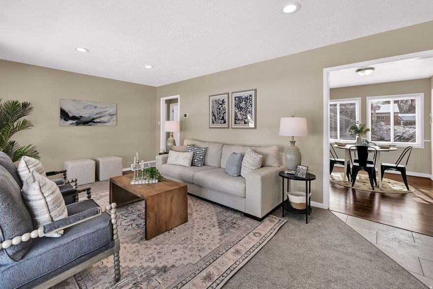 Located in a quiet Washington Terrace neighborhood, this 3-bedroom, 2-bath home offers a comfortable layout with thoughtful updates throughout. The main living spaces flow easily from room to room, creating an inviting setting for everyday living. Brand new carpet adds a fresh feel to the upstairs bedrooms, while updated LVP flooring in the kitchen and hall provides durability and a clean, modern touch. Both bathrooms , including the  basement ensuite, were updated in 2023 with stylish finishes.  Major system improvements include a newer furnace (2020), AC (2023), new water heater and water softener (2025), and a new dishwasher (2025), offering confidence in the home's key components. The .14-acre lot includes a storage shed for added flexibility and organization. With quality updates already completed and a practical floor plan, this home offers comfort, functionality, and lasting value.