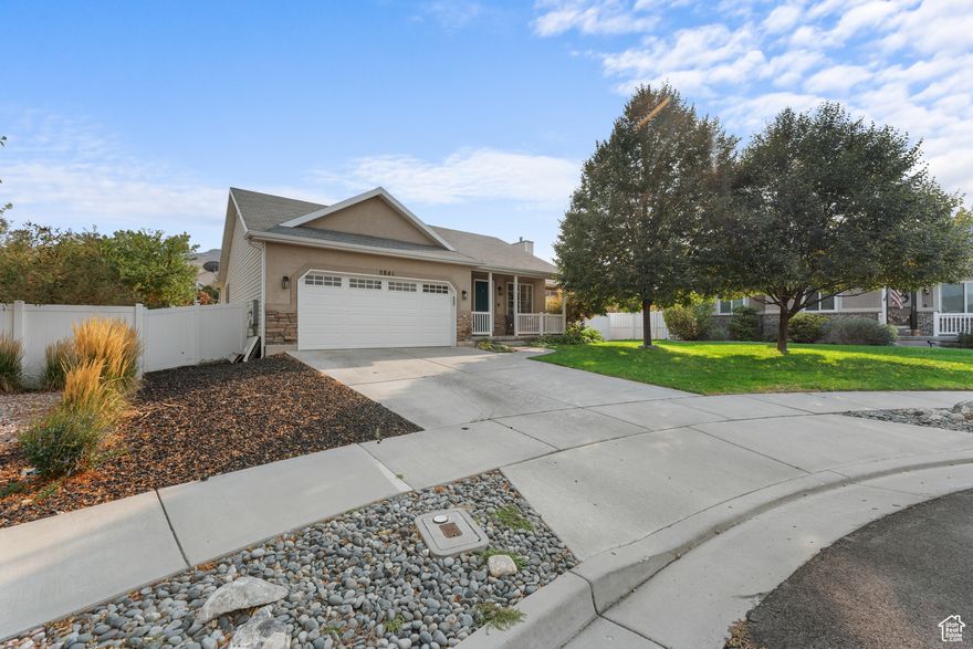 Welcome to this beautiful rambler in Herriman, Utah! This spacious home offers 6 bedrooms and 3 bathrooms, thoughtfully remodeled just seven years ago with modern updates throughout. Inside, you'll love the open floor plan with vaulted ceilings, granite countertops, and stainless steel appliances that create a perfect blend of style and function. The owners suite features a luxurious jetted tub, providing the perfect retreat at the end of the day. The main bathroom features a walk-in tub. The lower level includes a fully finished mother-in-law apartment, providing extra space for family, guests, or rental income opportunities to offset your mortgage. Recent upgrades include a 2-year-old AC unit and an instant hot water heater for comfort and efficiency. Step outside to enjoy incredible extras that make this property stand out, including a $40,000 swim spa, a kids' outdoor play gym, trampoline, and even your own peach tree. Essential appliances are included, such as the washer, dryer and refrigerator, making this home truly move-in ready. Don't miss your chance to own this spacious and versatile rambler in a great Herriman location close to schools, parks, shopping, and more!