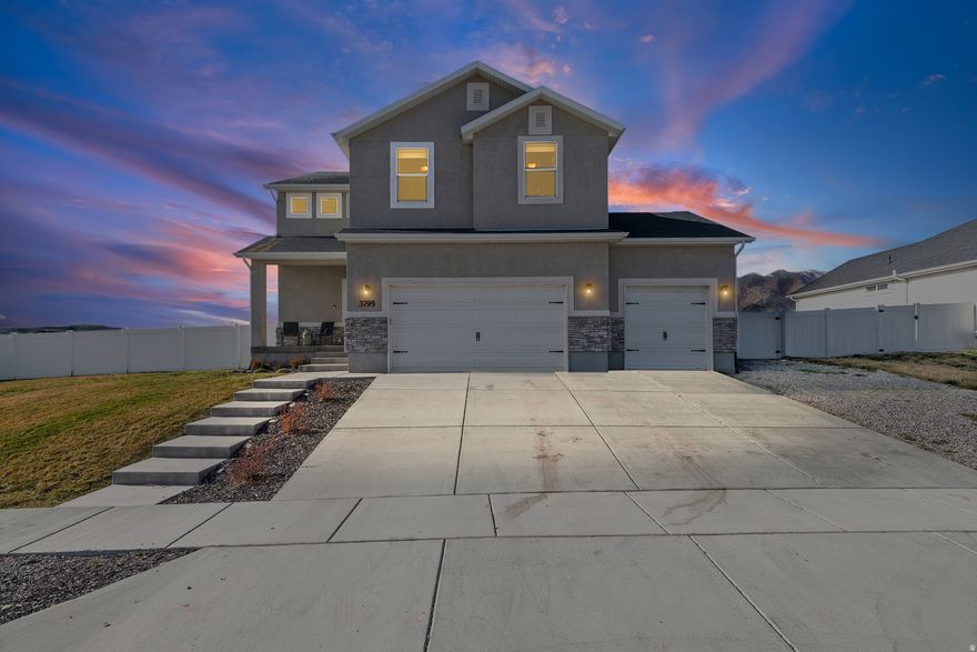 Enjoy peacful country living  with breathtaking mountain views in the highly desireable Cedar Valley area of Egle Mountain. With NO HOA, tis well designed 4 bed, 3 bath home built in 2022, offers space, comfort and an amazing location.  This home is situted between Cedar Fort and Fairfield and has an unbeatable setting.   You will love the quiet rurlal feel but will still be close enough to reach ton conveniences. open living area and stunning views make this home ideal for both everyday living and entertaining. Priced to sell. Dont miss this incredible opportunity. Schedule an appointment today!