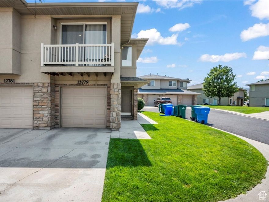 Spacious 2-bedroom, 2-bathroom townhome in desirable Riverton community with motivated sellers! This home features an open layout, 2 balconies with beautiful views, and an attached garage with additional guest parking. Residents enjoy resort-style amenities including a pool, hot tub, clubhouse, gym, and more-all just minutes from Mountain View Corridor, Bangerter Highway, Costco, and Mountain View Village. Excellent location for convenience and lifestyle. Square footage per county records; buyer to verify all information.