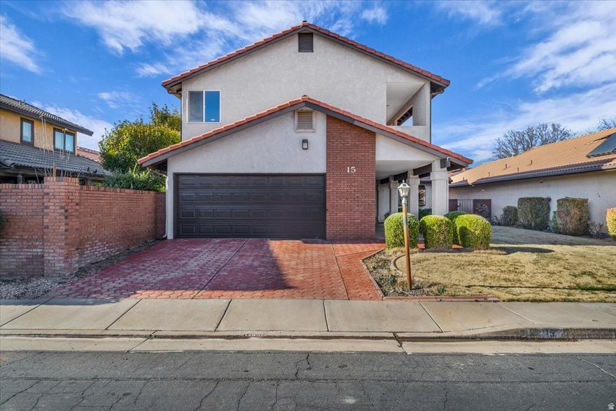 This beautifully remodeled home offers space, style, and comfort with a functional 4-bedroom, 3-bath layout and a main-level primary suite. Recent upgrades include new flooring, updated base and case, modern lighting, quartz countertops, a redesigned kitchen, and updated appliances-creating a fresh, cohesive feel throughout. The primary suite features a spacious layout and a stunning tile shower, while the private backyard and patio provide an ideal space for relaxing or entertaining. Upstairs, an additional balcony offers another spot to enjoy the outdoors, all with the ease of a low-maintenance lifestyle. Located in a quiet community with outstanding amenities, including pools, fitness centers, playgrounds, community centers, and sports courts for tennis, pickleball, volleyball, and racquetball. A rare opportunity to enjoy quality updates, generous living space, and resort-style amenities at an exceptional value. Buyer/buyer agent to verify all information.