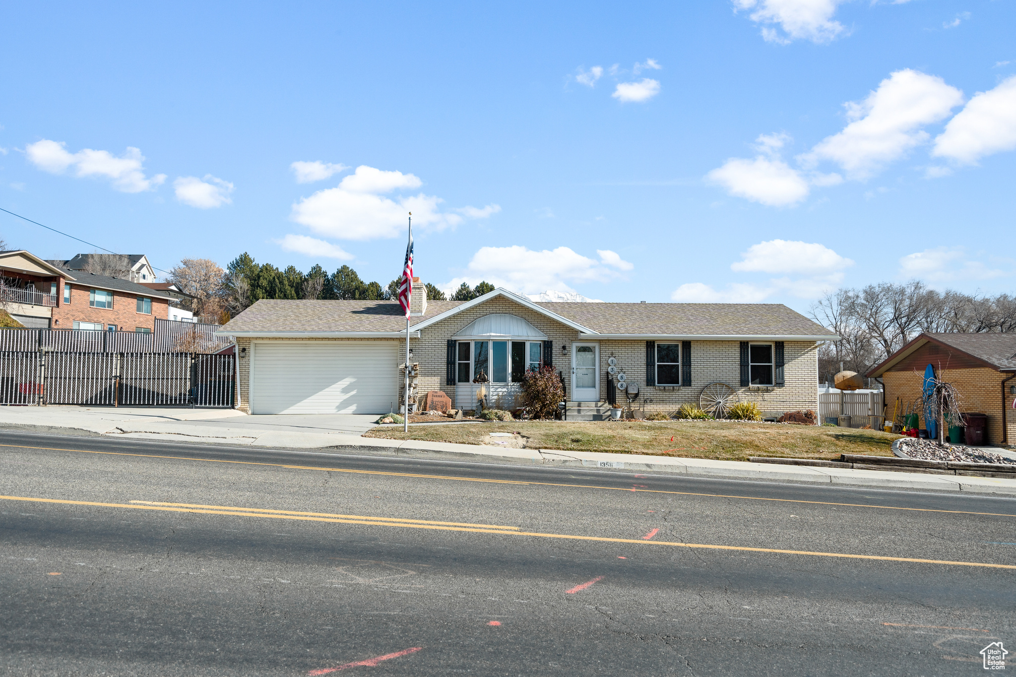 Charming Lehi rambler. Discover this beautifully updated home in an amazing Lehi location, just minutes from shopping, dining, and entertainment. With great schools and quick commuter access close by, it's perfect for any lifestyle. The home has many updates including its kitchen, paint, flooring, HVAC, roof, as well as windows. Natural light floods the interior through large windows, creating a warm and inviting atmosphere.   The exterior boasts a spacious private yard, ideal for relaxing or entertaining, along with RV parking and an oversized garage for additional storage or parking needs. This home combines modern updates with convenience and comfort-don't miss the opportunity to make it yours!