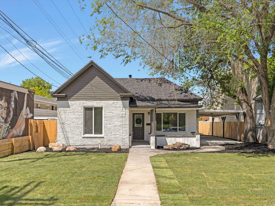 Wow! Fantastic home, with almost everything new. Fully permitted with New Roof, HVAC, Plumbing, Electrical, Kitchen, Bathrooms, Paint, Landscaping, Flooring, Doors and More! Rare master bedroom and two car garage with openers and great covered patio. Conveniently located in downtown Murray, walking distance to shops and resturaunts while only minutes from the freeway. * Information provided as a courtesy only, Buyer and Buyer's agents to verify all information. Easy to show.