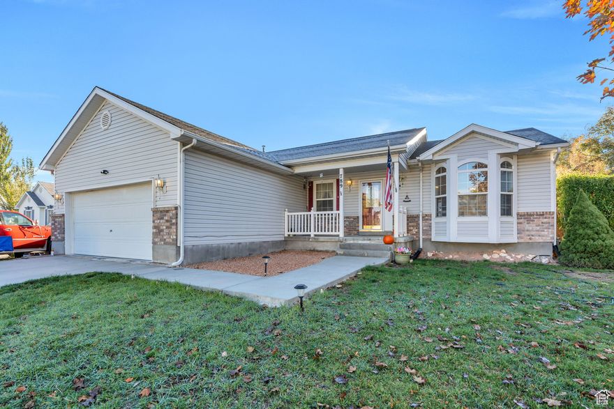 ** Seller is offering a free 1 percent rate buydown for the first year if you work with their preferred lender. ** Looking for a new home for the holidays? Look no further! Tucked into a quiet neighborhood, walking distance to Stansbury Park Elementary School. A short drive to Stansbury Lake, golf coarse and clubhouse, shopping, dining, gas, and the highway entrance. Plenty of room for RV parking. Newer water softener, water heater and furnace. Square footage figures are provided as a courtesy estimate only and were obtained from county records.  Buyer is advised to obtain an independent measurement.