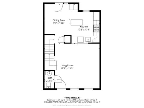 Tiny photo for 4778 S HUNTLY DR, Murray, UT 84107 (MLS # 2137203)