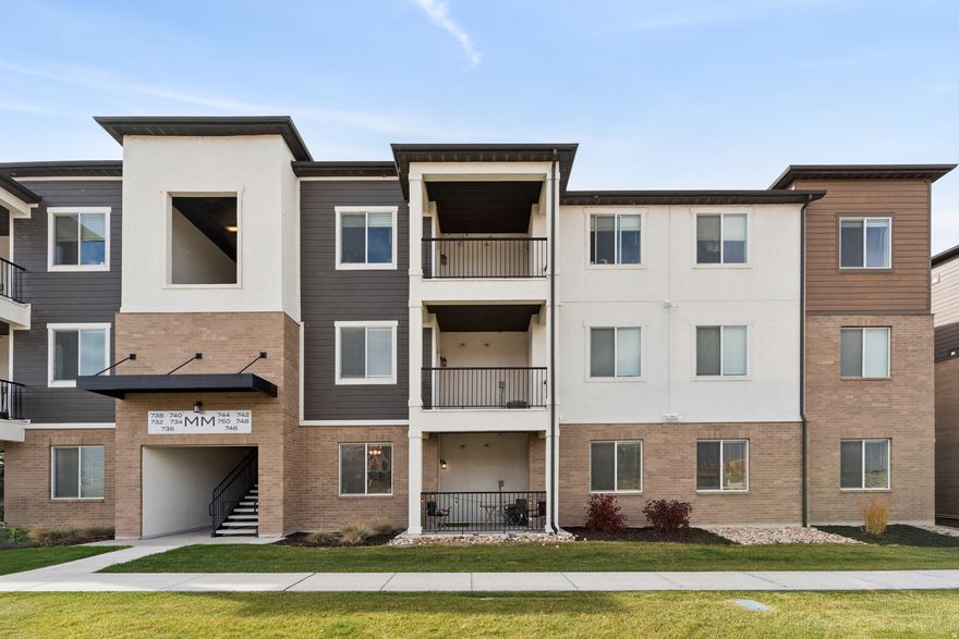 *OPEN HOUSE* Saturday November 22nd | 11:00-1:00 Beautiful Main-Level Condo in the Heart of Vineyard! This well-designed main-level unit offers a spacious open-concept living area, quartz countertops throughout kitchen and bathrooms, attached garage with interior access, ground-level living AKA -no stairs. Primary suite with private bath and walk-in closet. In-unit laundry with. ample storage. Close to parks, walking trails, shopping, and dining, with easy access to I-15 and FrontRunner stations. The area continues to experience significant growth and development, making this property an excellent home or investment opportunity. Don't miss your chance to own this beautifully maintained condo in a thriving community! Square footage figures are provided as a courtesy estimate only and were obtained from prior MLS.  Buyer is advised to obtain an independent measurement.